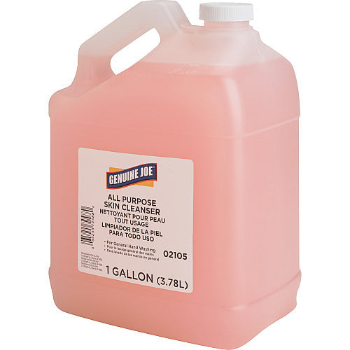 Genuine Joe All Purpose Skin Cleanser 1 gal - Hand, Skin - Pink - 4 / Carton (GJO02105CT)