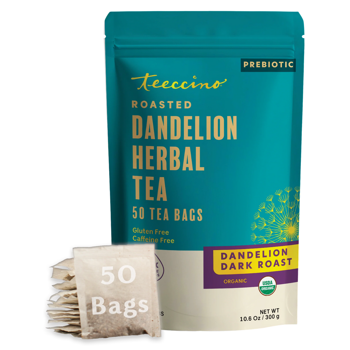 Dandelion Dark Roast Roasted Herbal Tea