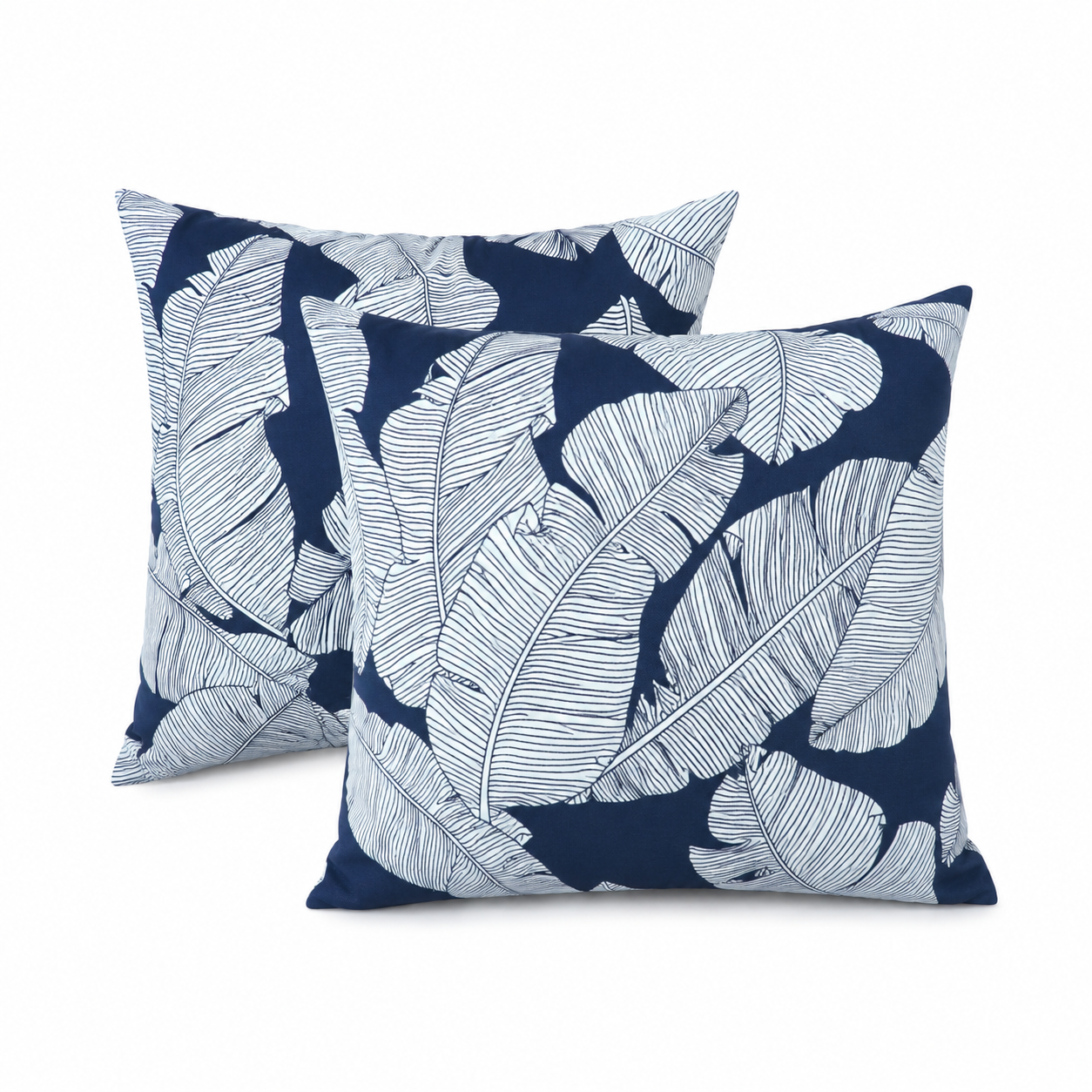 6 Pack Outdoor Pillow Covers - 18x18 Inch Water-Repellent Fabric