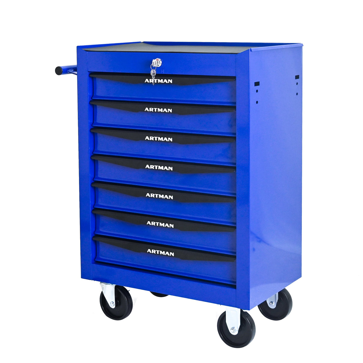 Rolling Metal Tool Chest with 7 Drawers