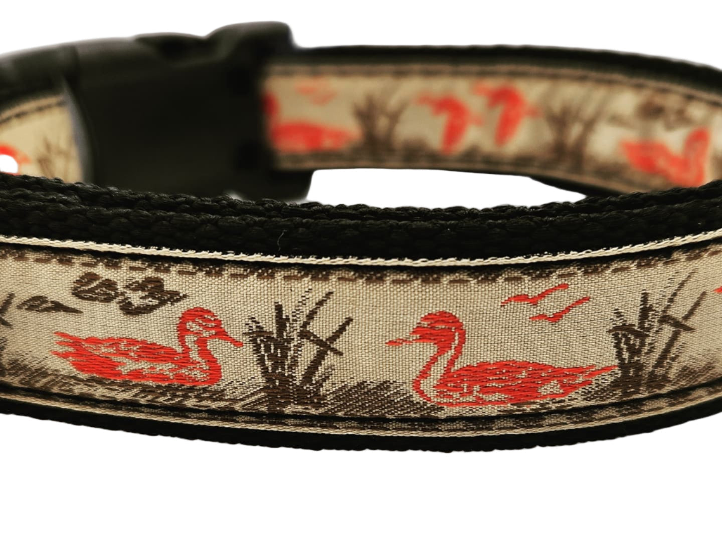 Vintage-Inspired Duck Dog Collar – 1.5 "wide