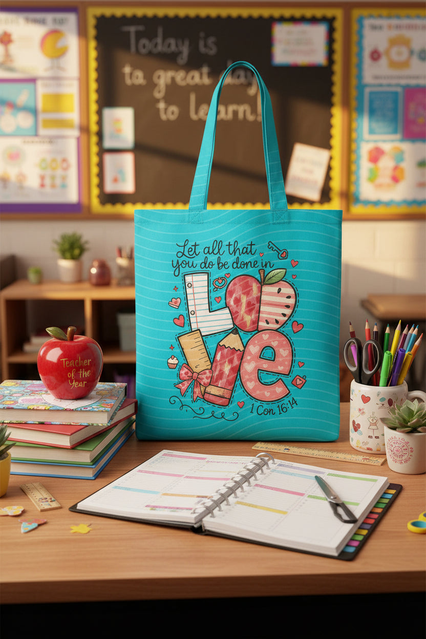 Let All That You Do Be Done in Love Tote