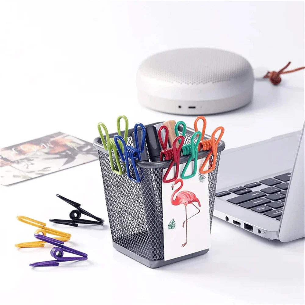 12pcs Durable Multi-Purpose Steel Clips for Sealing Food Bags | Kitchen & Dining Accessories