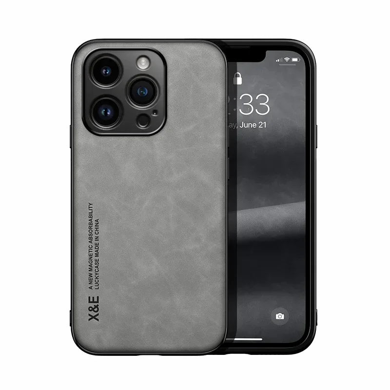 Case For iPhone 16 16e 15 14 13 12 11 Pro Max Plus 13 12 Mini 8 7 SE X XS Luxury Protective Cover Car Holder Phone Coque Fundas