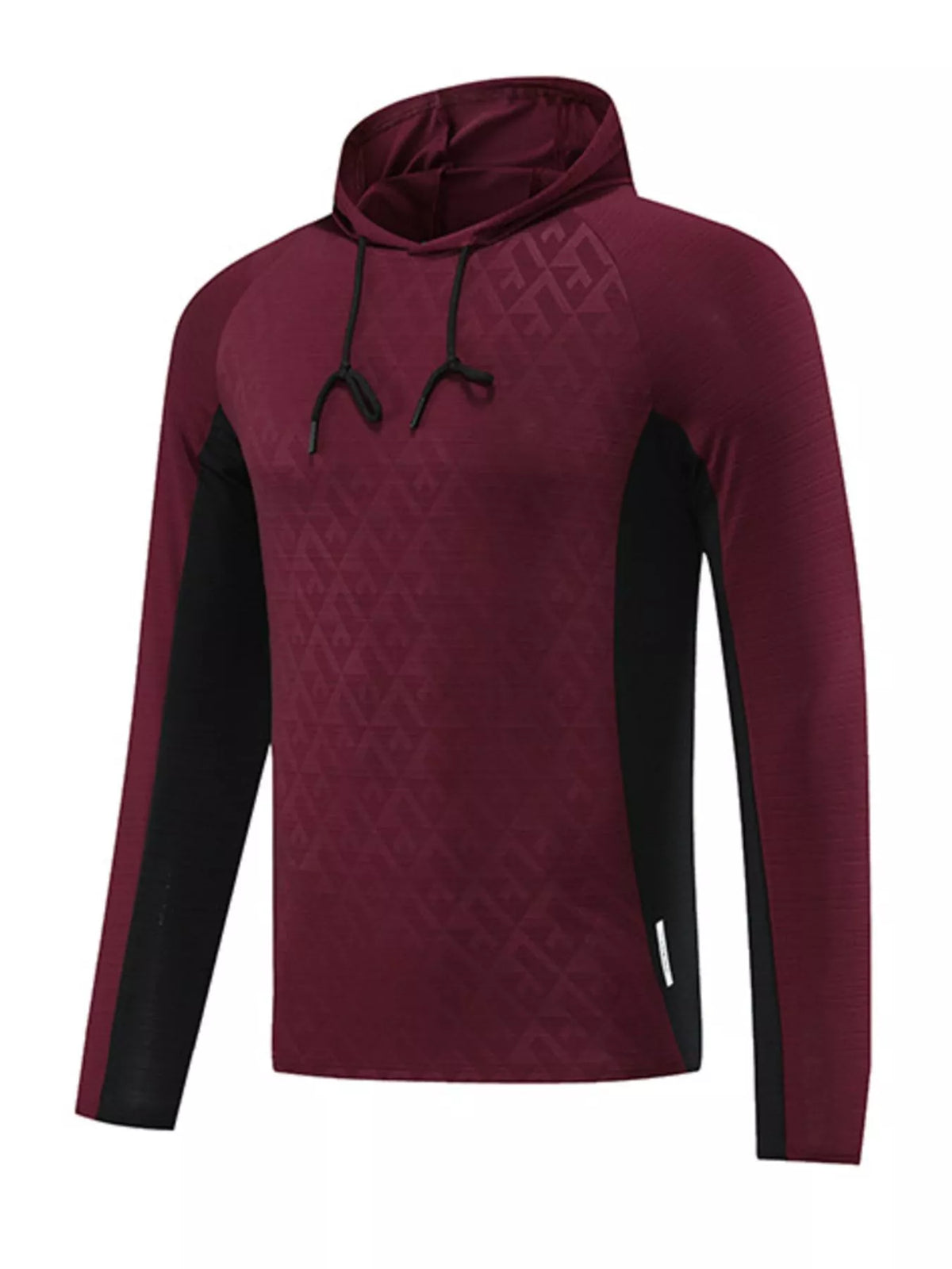 Men's Plus Size Raglan Sleeve Athletic Fit Hoodie