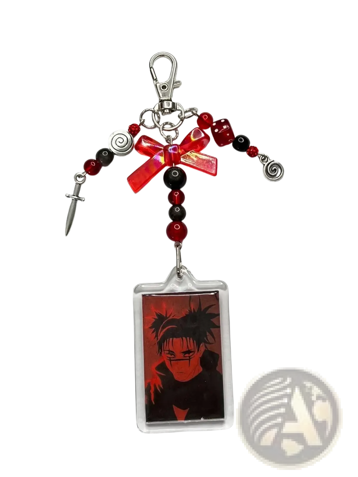 Choso Y2k Anime Beaded Acrylic Keychain