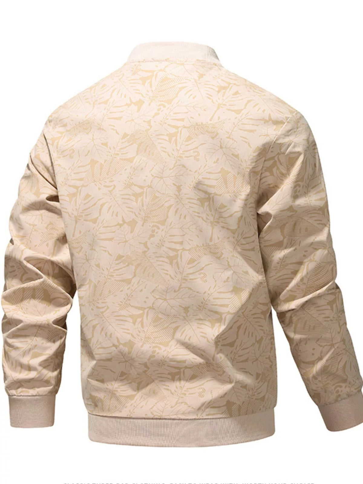 Men's Plus Size Zip Up Lightweight Bomber Jacket