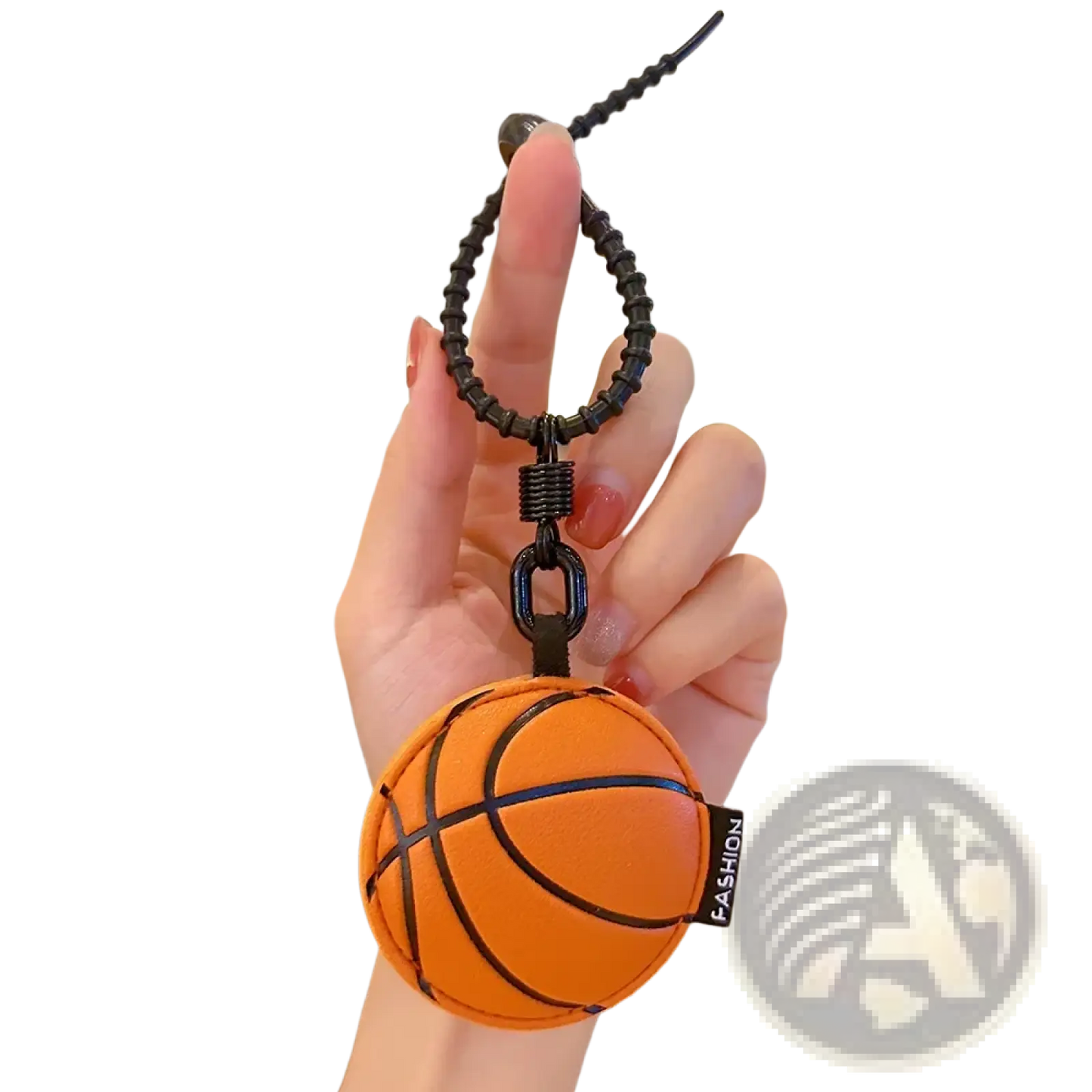 Leather Sports Ball Keychain Set Bag Charm