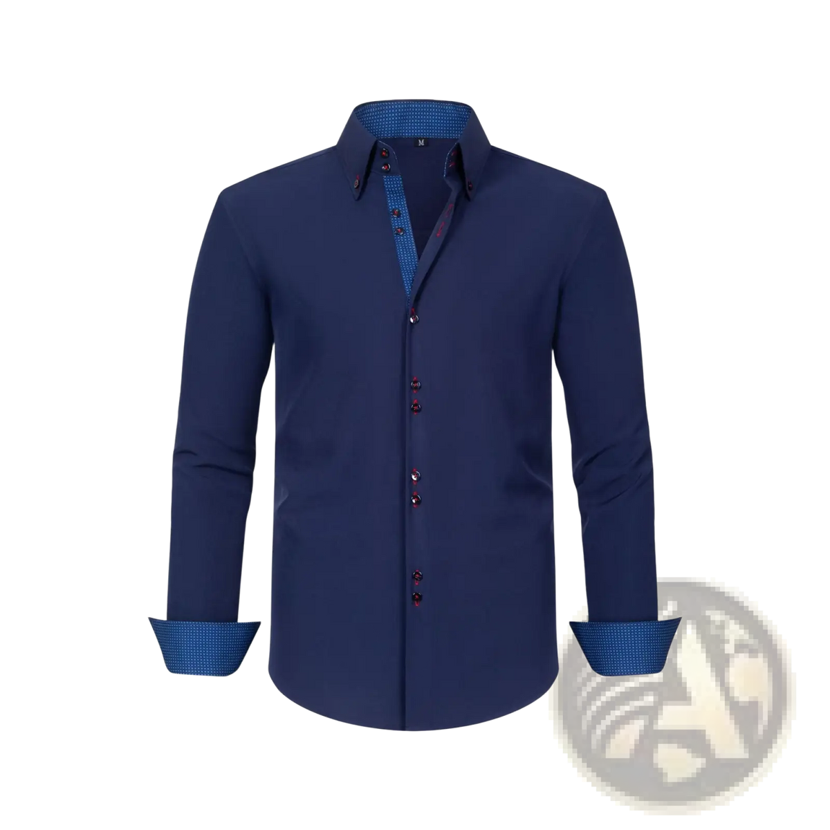 Stretch Colorblock Dress Shirt