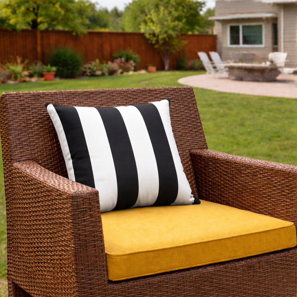 Water-Repellent Outdoor Pillow Covers - Set of 6