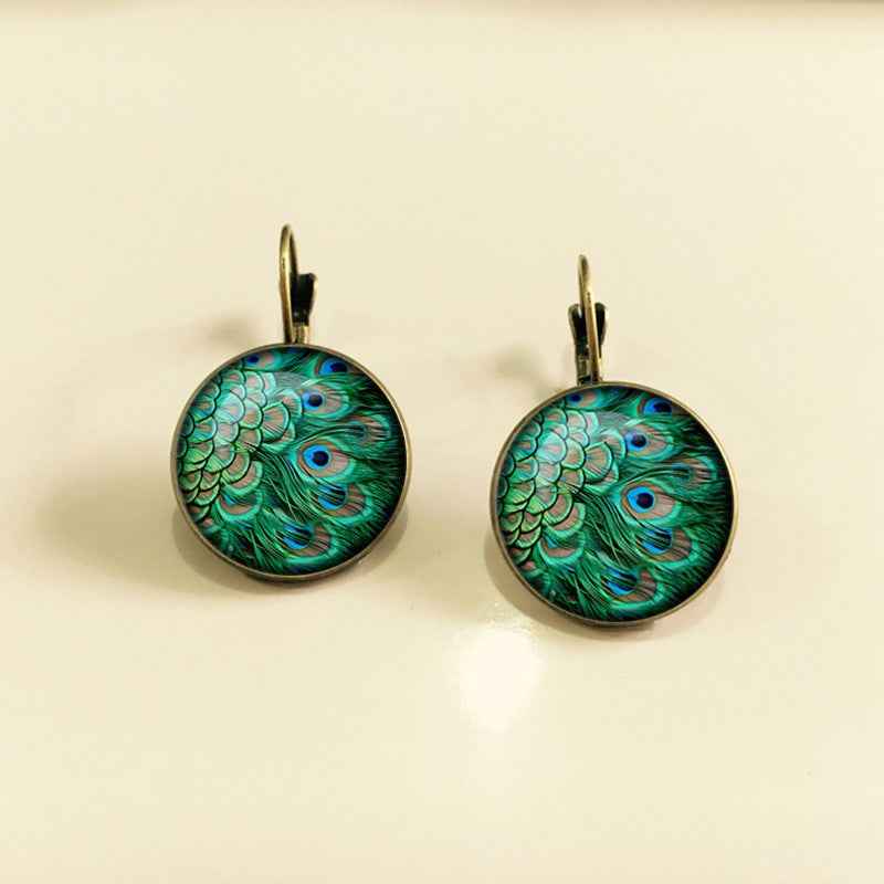 Charm Henna Yoga Amulet Mandala Earrings – Bohemian Drop Earrings