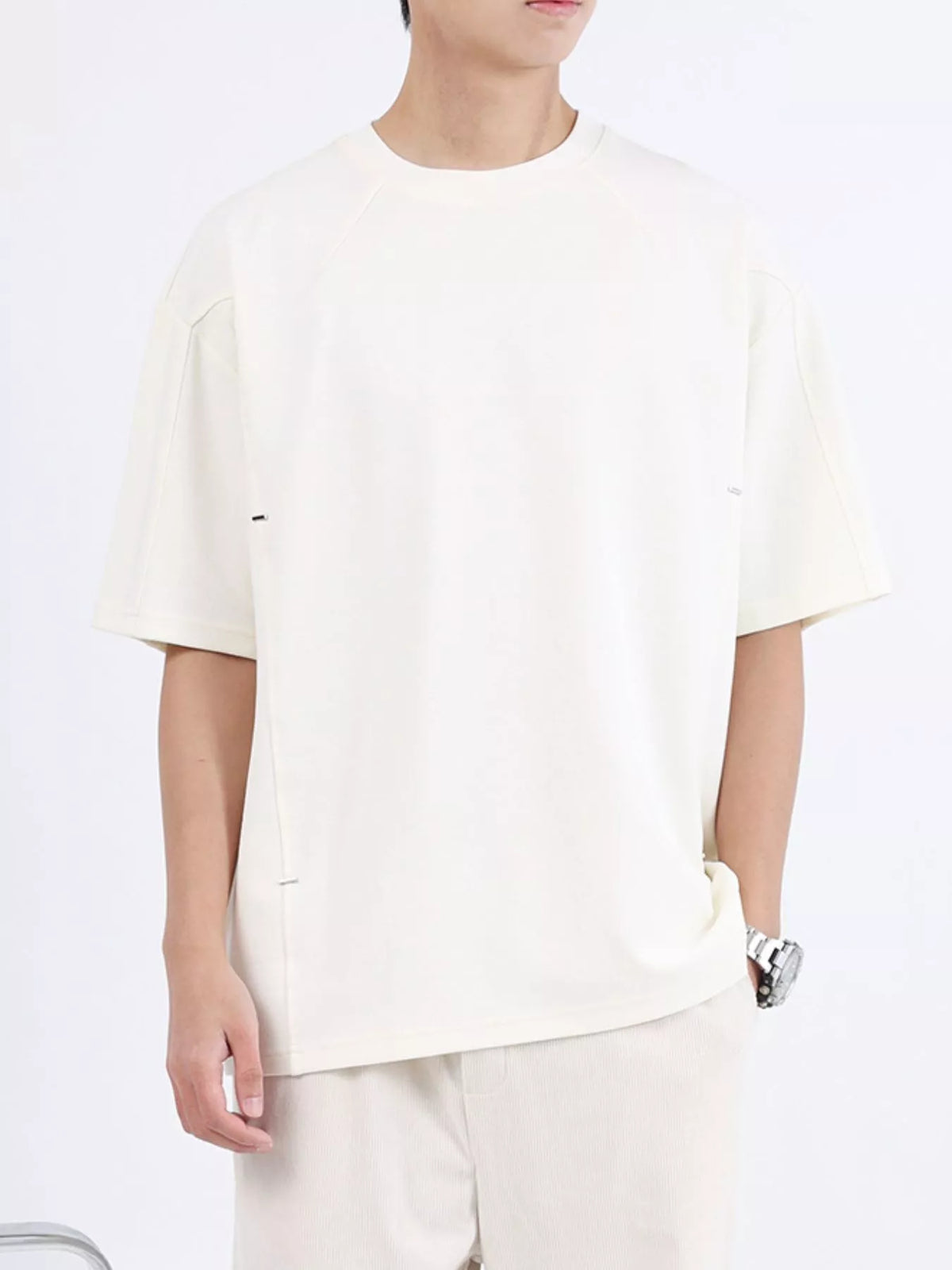 Men's Plus Size Half Sleeve Oversized T-Shirt