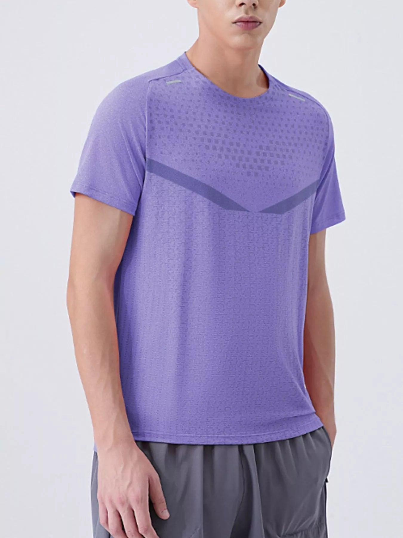 Men's Plus Size Breathable Quick-Dry Active T-Shirt