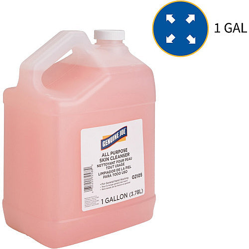 Genuine Joe All Purpose Skin Cleanser 1 gal - Hand, Skin - Pink - 4 / Carton (GJO02105CT)