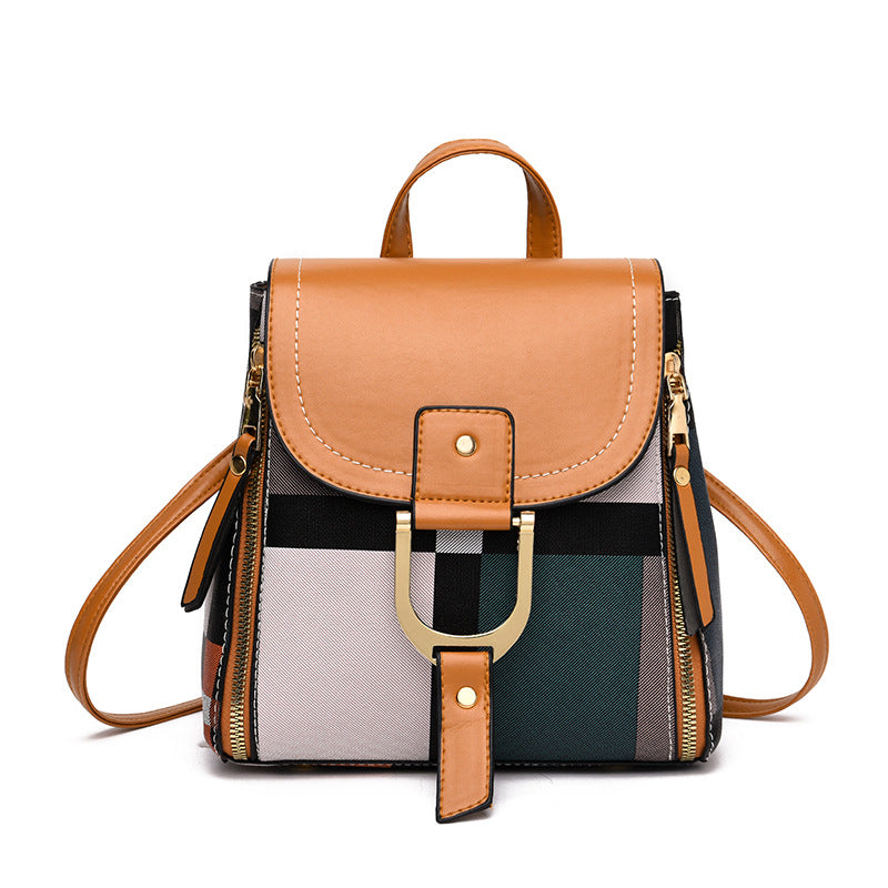 Small Women's Grid Backpack