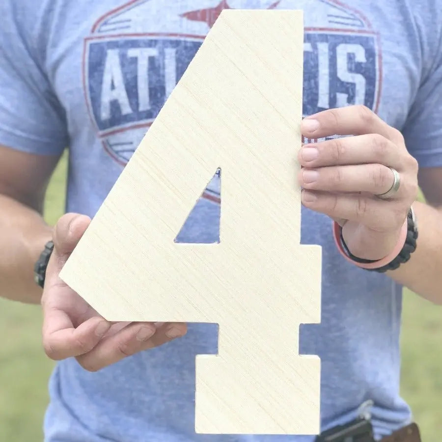 12 Inch Wooden Letters: "Received My Package Quickly!"