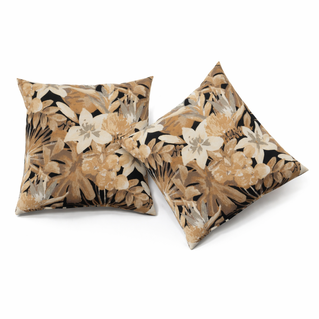 6 Pack Outdoor Pillow Covers - Water-Repellent Decorative Cushion Covers