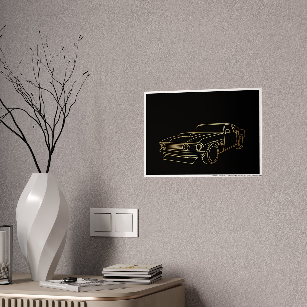 1969 Ford Mustang Boss Gloss Posters