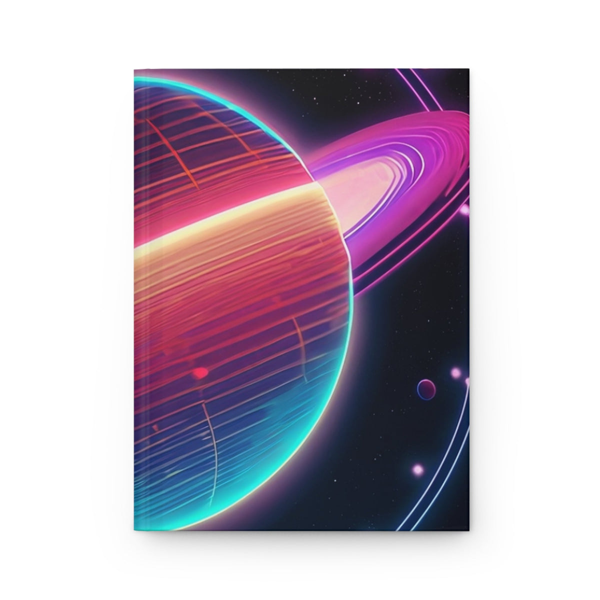Planetary Solar System Hardcover Journal Matte- Ruled Line