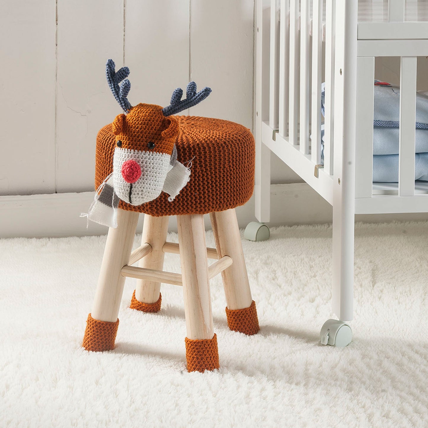 Animal Ottoman Stool - Cute Deer Foot Stool for Kids