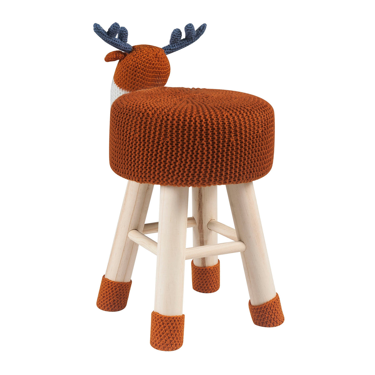 Animal Ottoman Stool - Cute Deer Foot Stool for Kids
