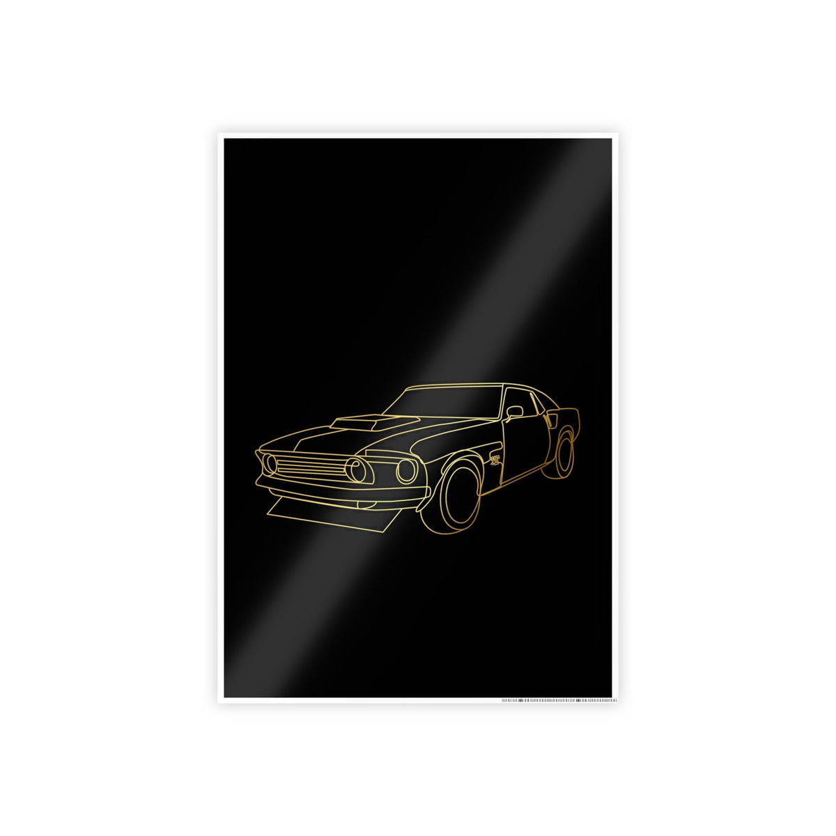1969 Ford Mustang Boss Gloss Posters