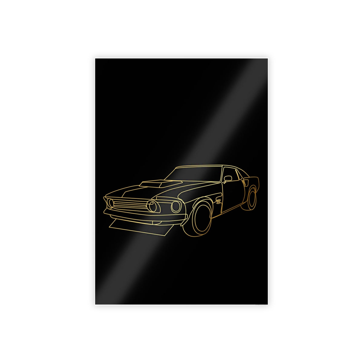 1969 Ford Mustang Boss Gloss Posters