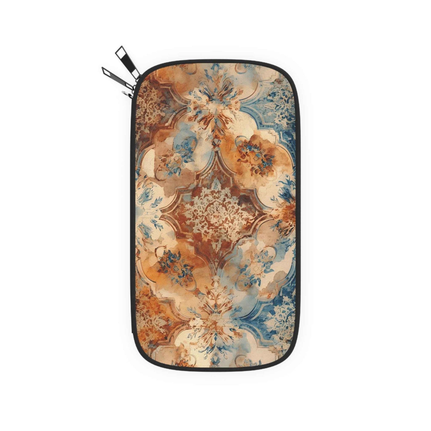 Bohemian Floral Passport Wallet Travel Organizer