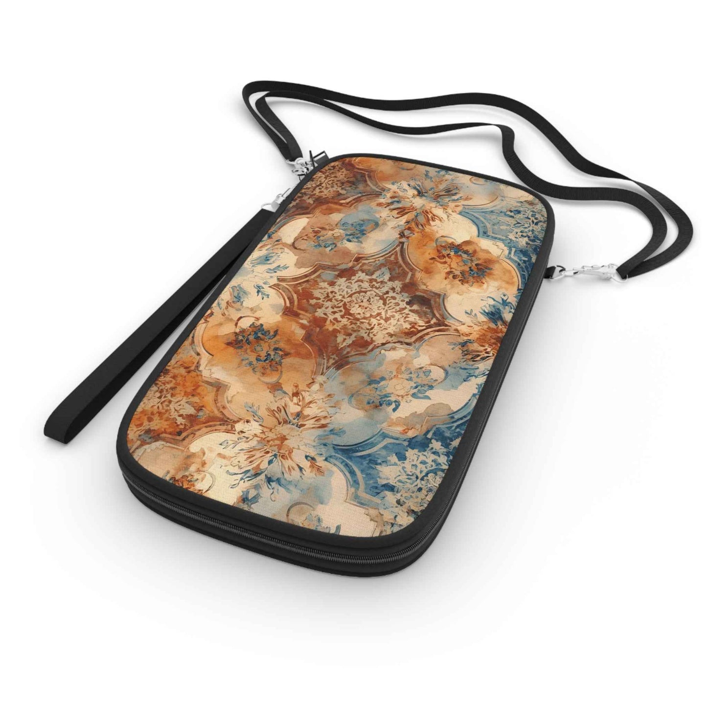 Bohemian Floral Passport Wallet Travel Organizer