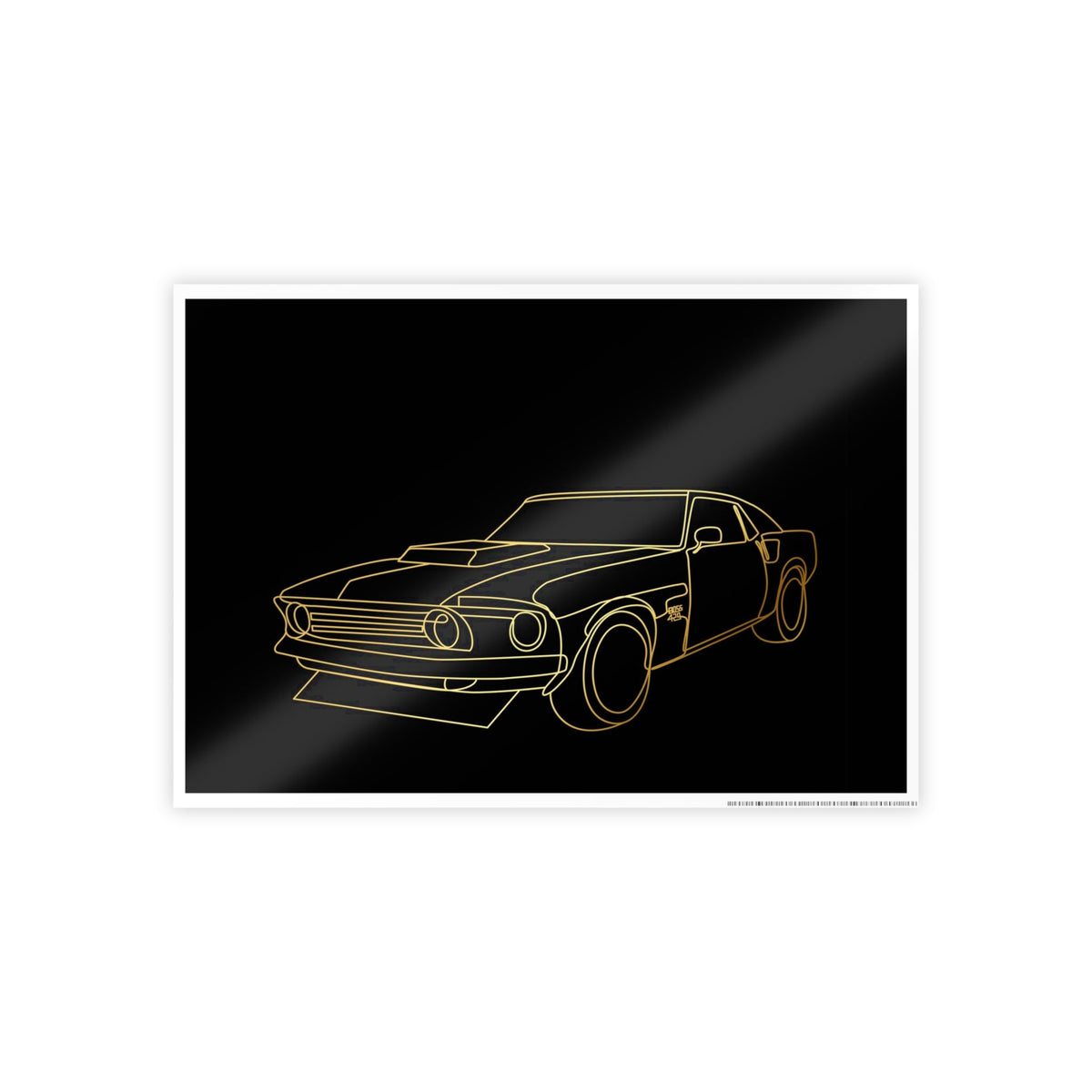 1969 Ford Mustang Boss Gloss Posters