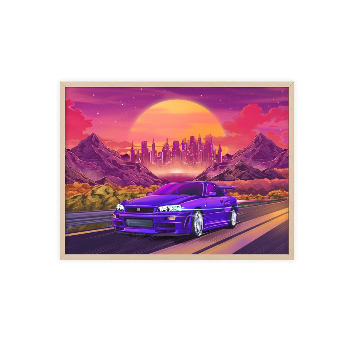 Nissan Skyline GT-R Poster