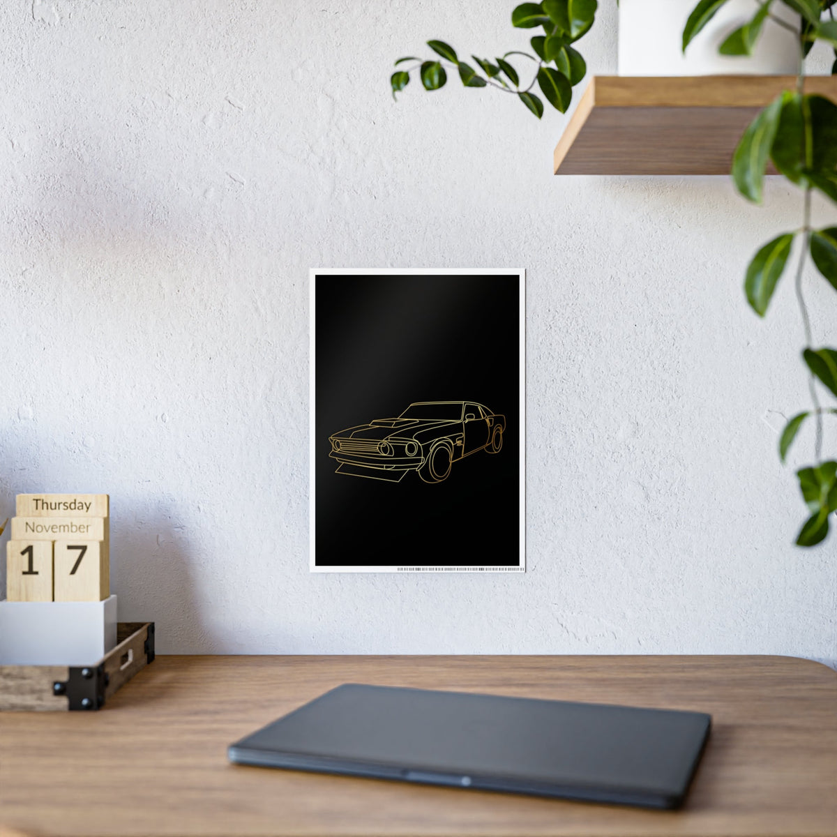 1969 Ford Mustang Boss Gloss Posters