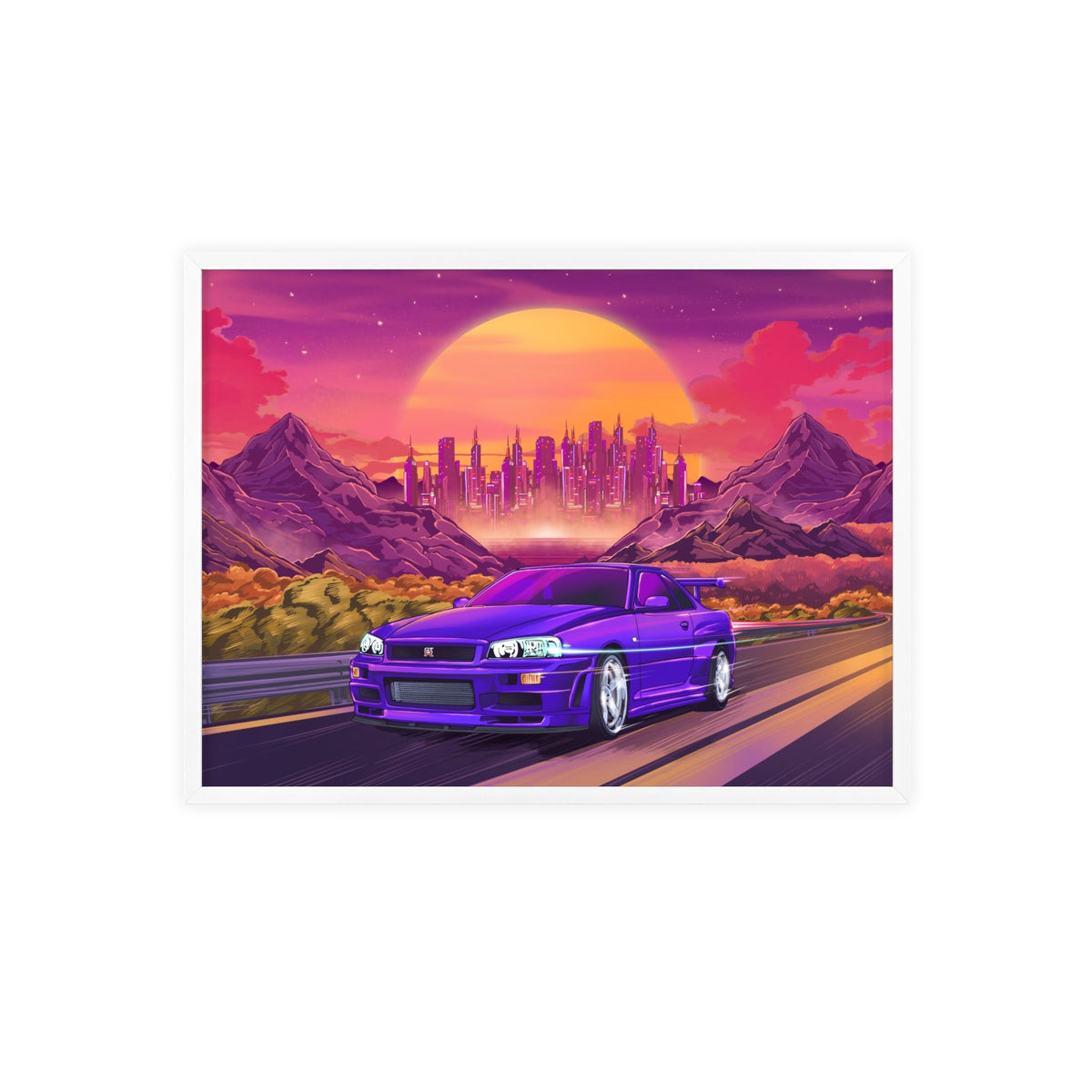 Nissan Skyline GT-R Poster