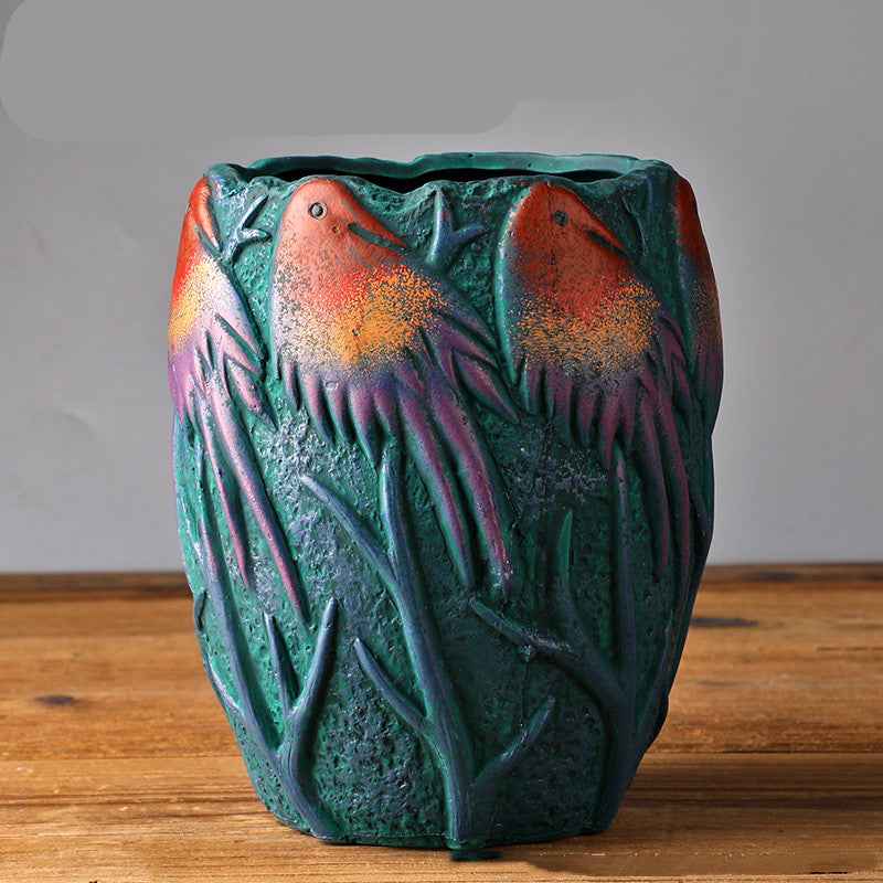 Succulent Flower Pots – Ceramic “Old Pile” Pots (4 Styles)