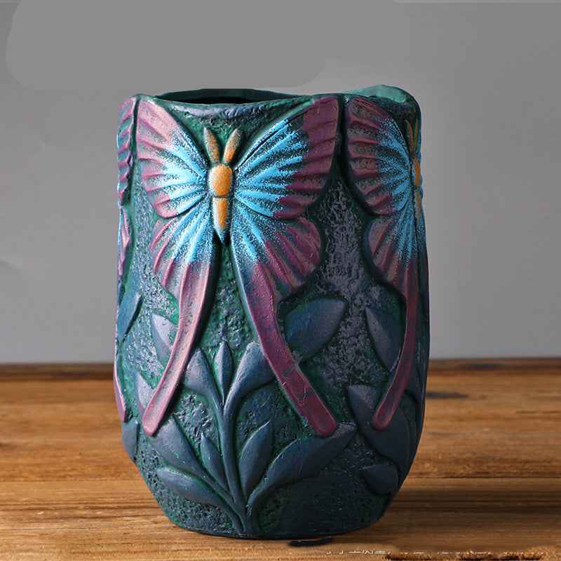 Succulent Flower Pots – Ceramic “Old Pile” Pots (4 Styles)