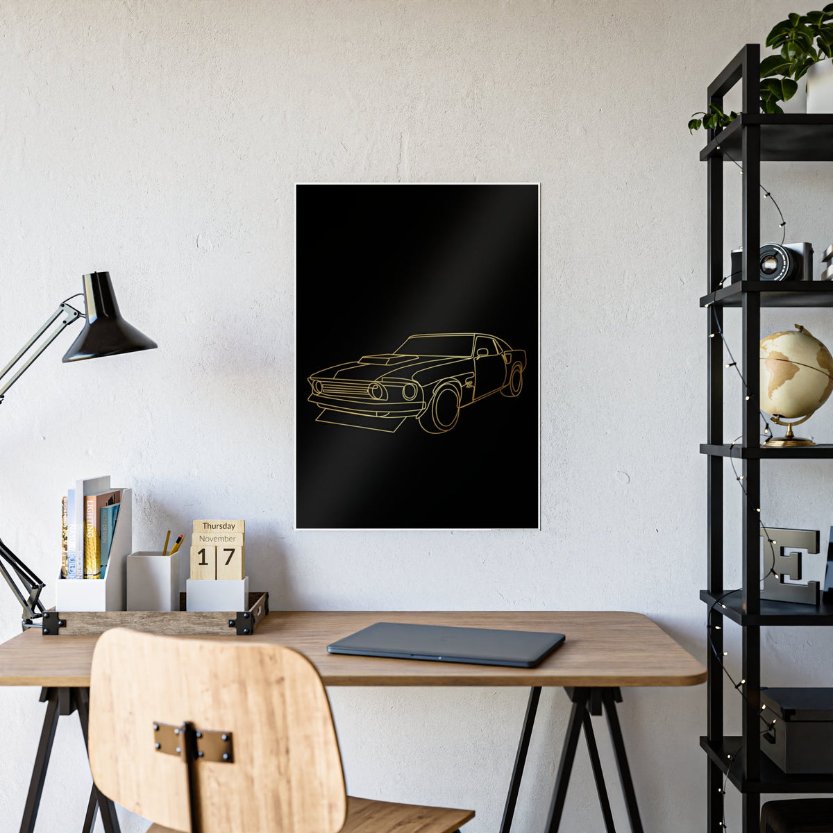 1969 Ford Mustang Boss Gloss Posters