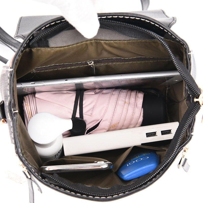 Small Women's Grid Backpack