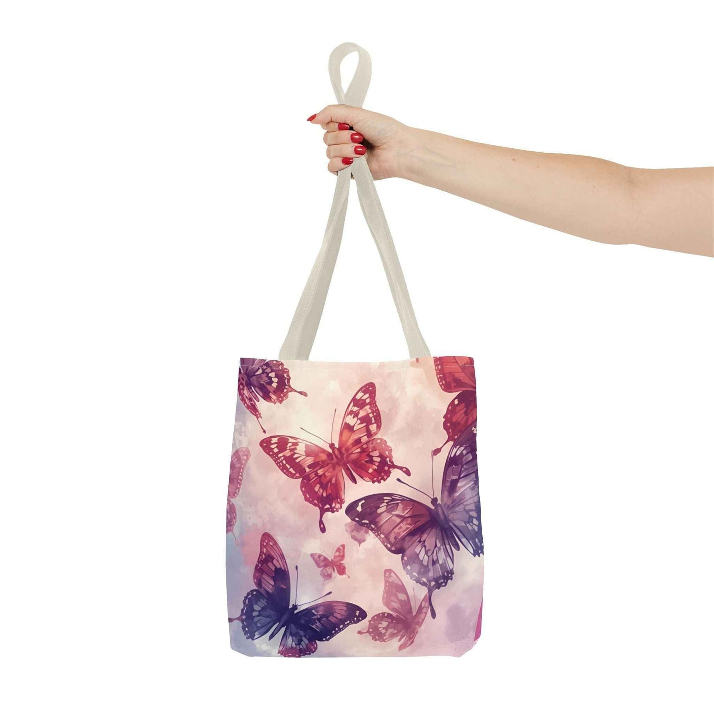 Butterfly Canvas Tote Bag – Eco-Friendly, Multi-Size