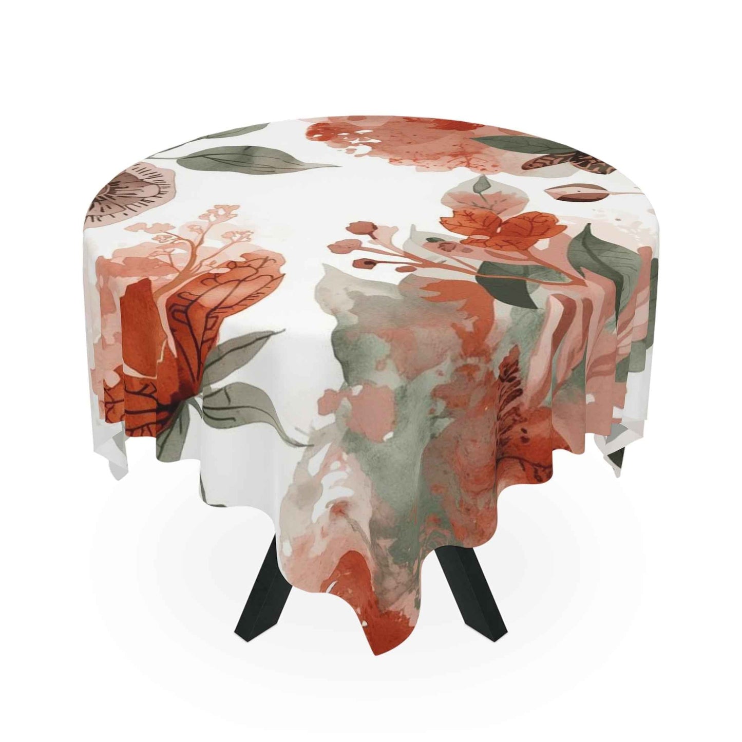 Bohemian Floral Tablecloth – Vibrant 100% Polyester Spring Dining Decor