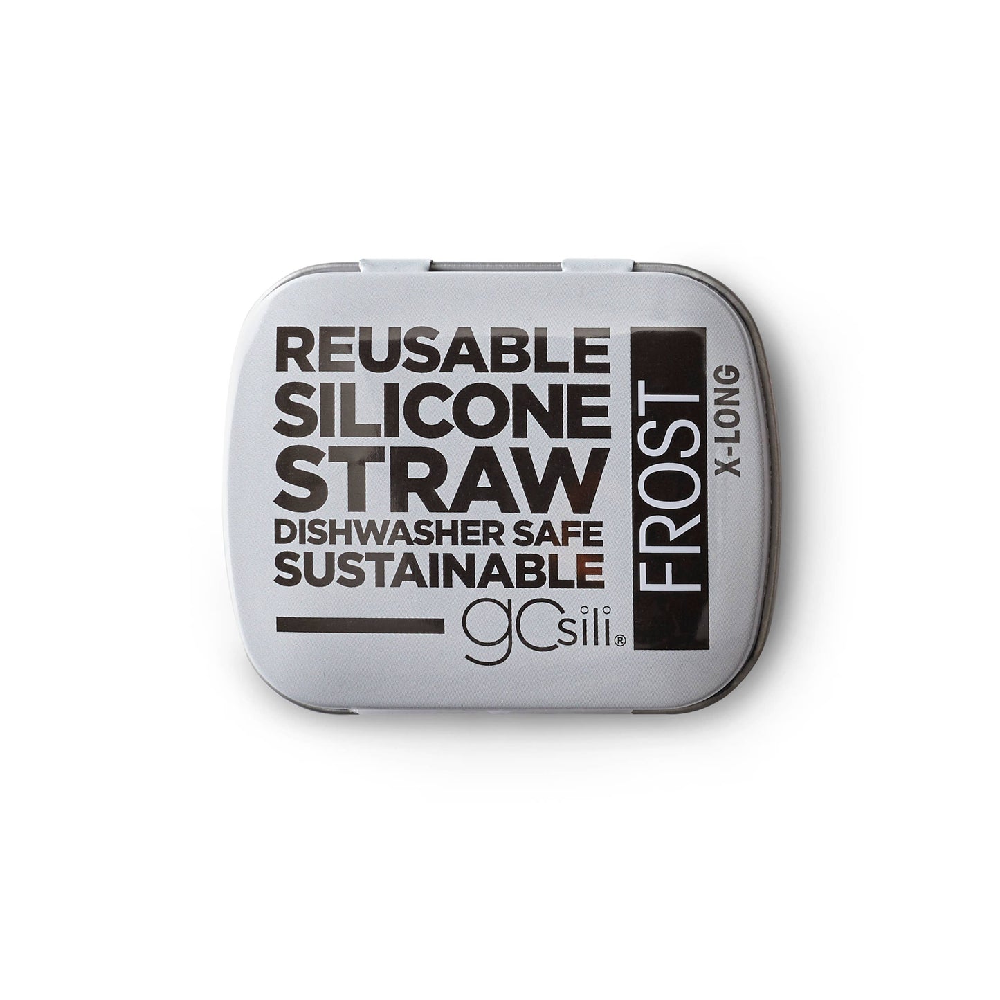 GoSili - X-Long Reusable Straw In Case, Assort Colors