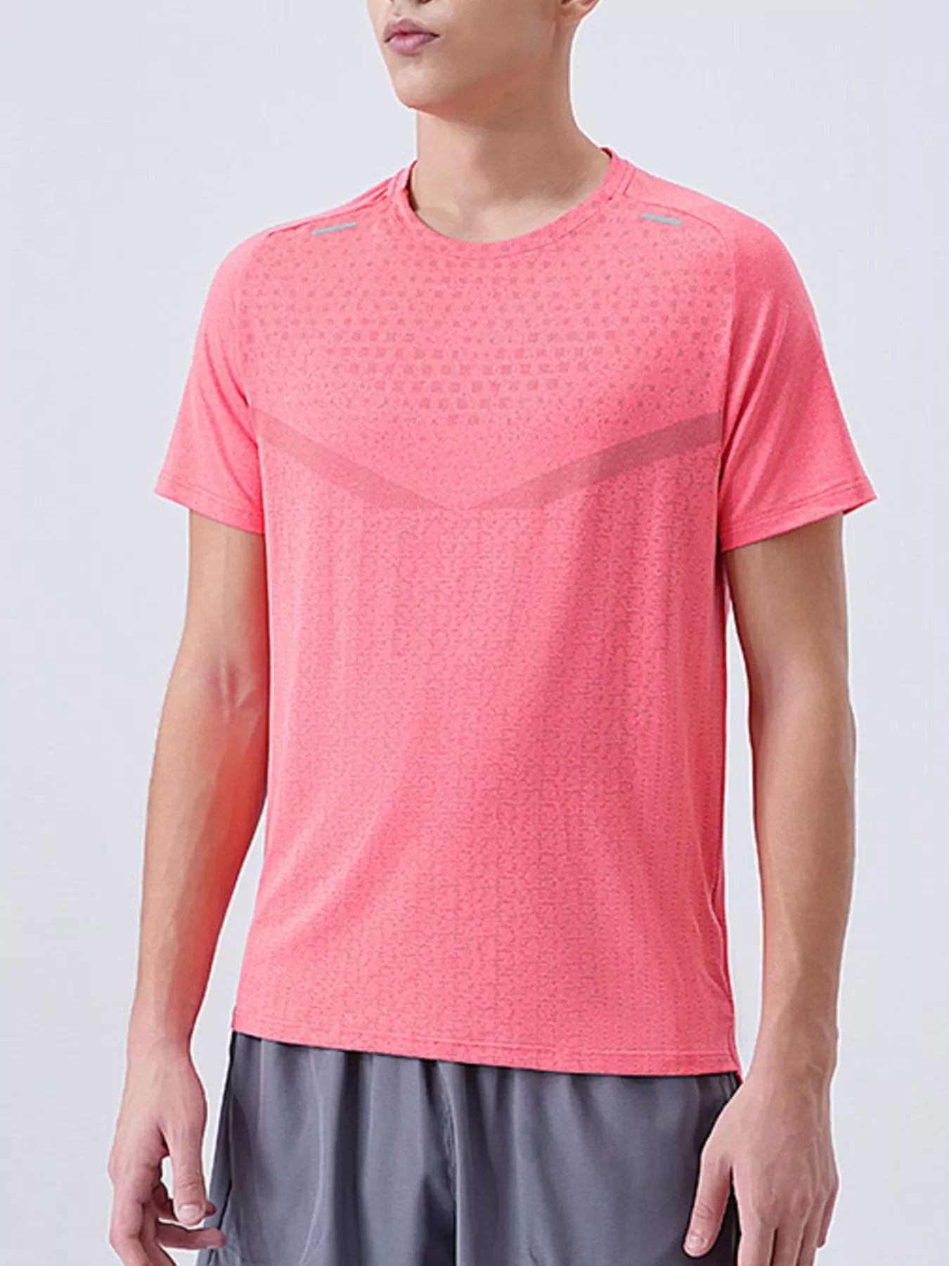 Men's Plus Size Breathable Quick-Dry Active T-Shirt