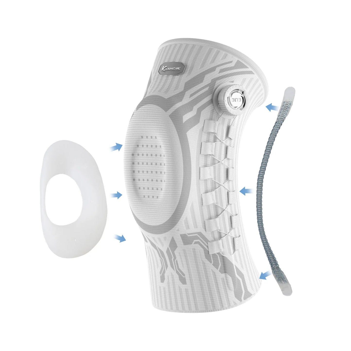 Adjustable Knee Brace with Patella Support Stabilizer