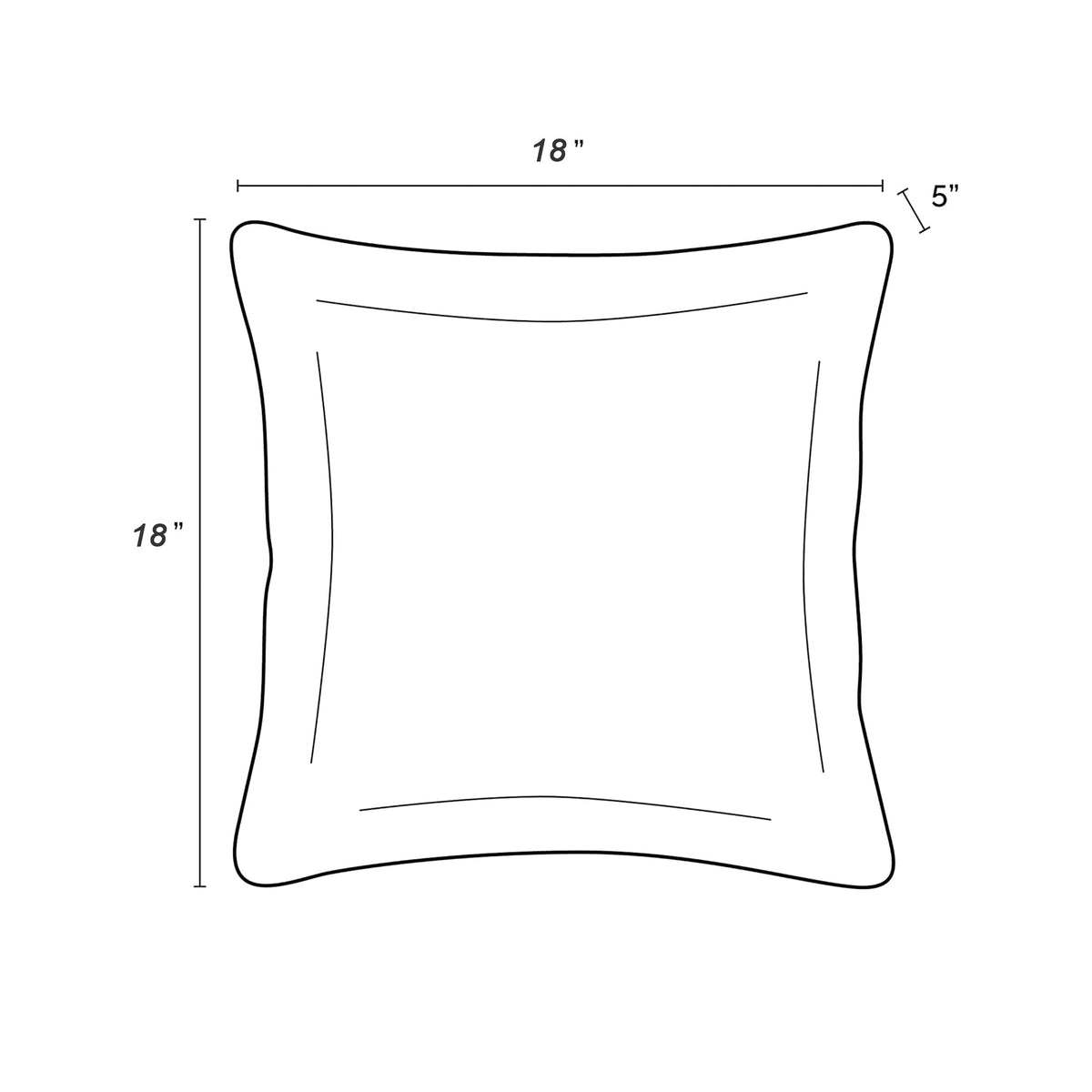 Water-Repellent Outdoor Pillow Covers - Set of 6
