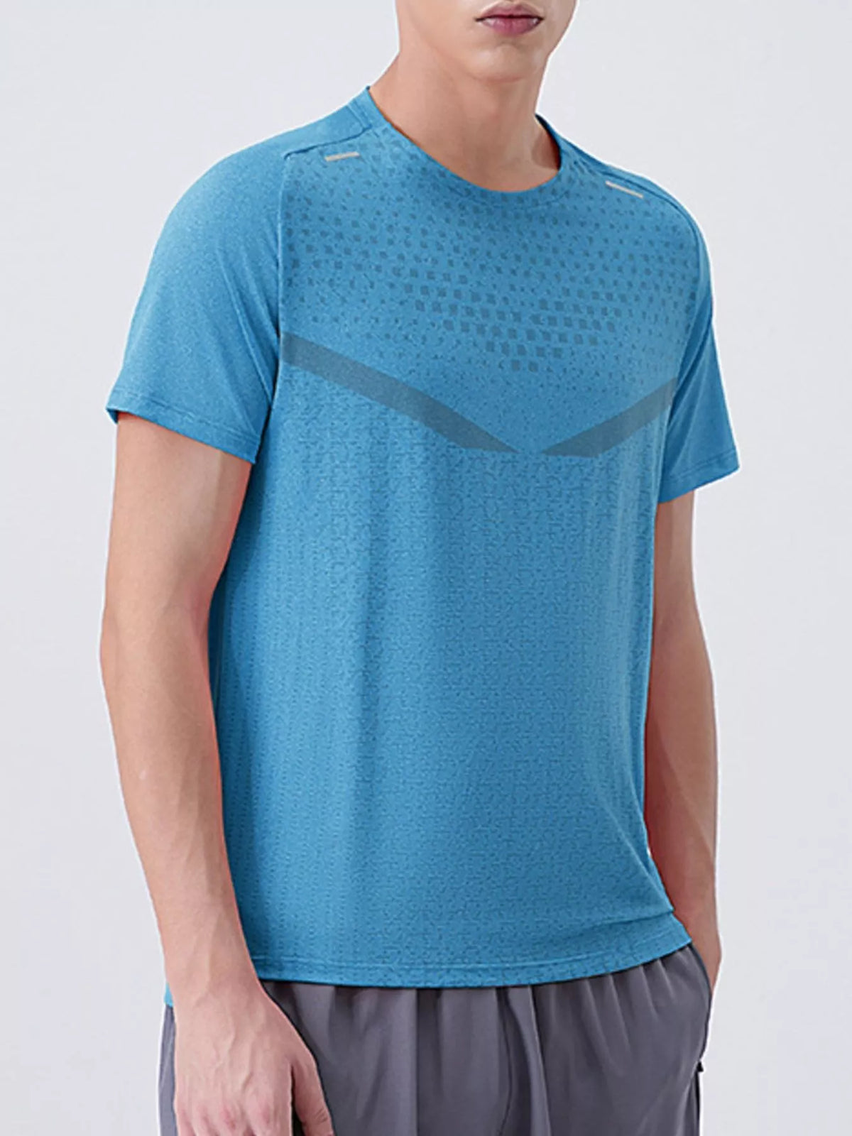 Men's Plus Size Breathable Quick-Dry Active T-Shirt