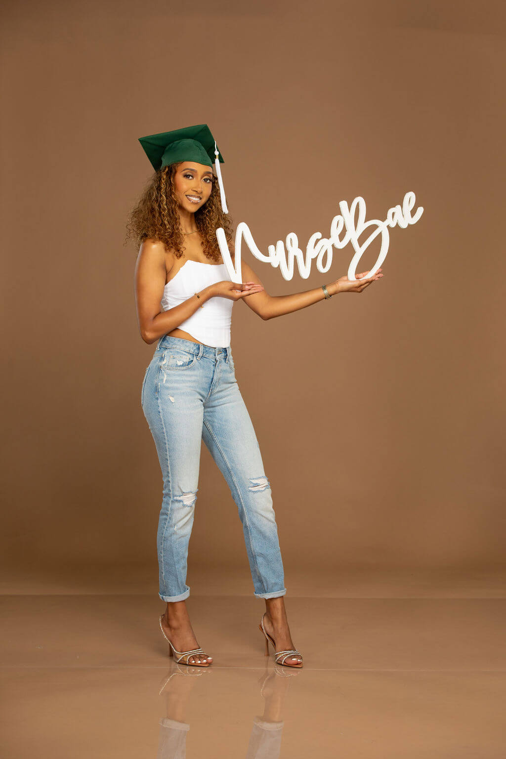 Nurse Bae Graduation Photo Prop Sign | "Item arrived fast!"