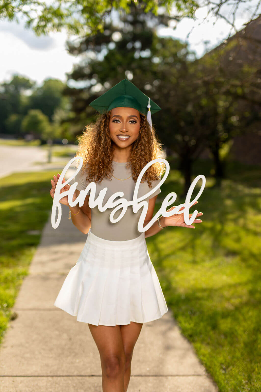 Finished Senior Photo Prop | "I love the product!"