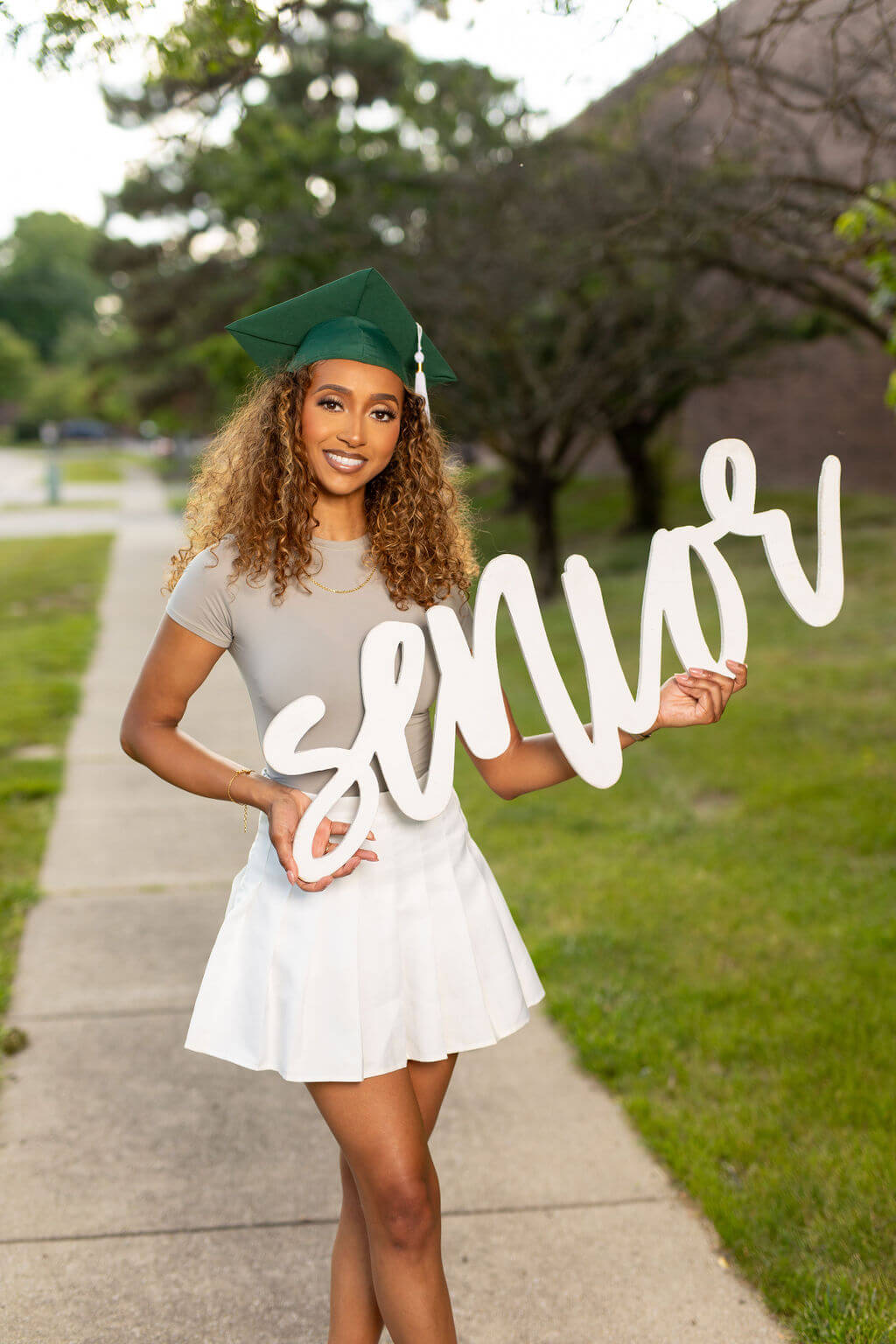 36 Inch Wooden Senior Photo Prop Sign "I'm so excited to use these!"
