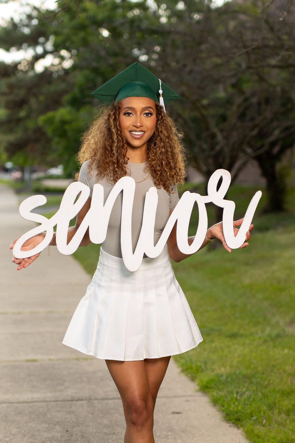 36 Inch Wooden Senior Photo Prop Sign "I'm so excited to use these!"