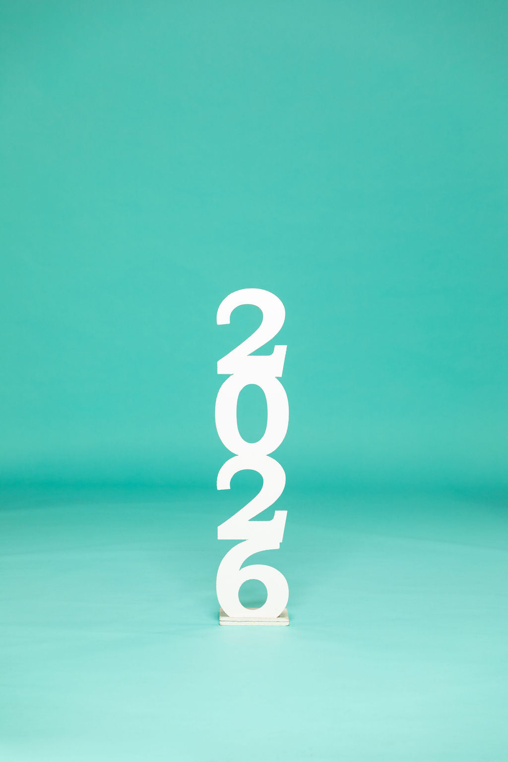 36 inch 2027 Vertical Wood Photo Prop Sign | "LOVE our props!"
