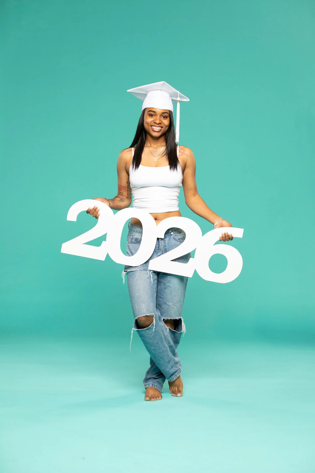 36" Wooden 2027 Senior Photo Prop | "Beautifully Made!"